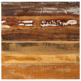 Square Table Top 70x70 cm 15-16 mm Solid Reclaimed Wood 286048