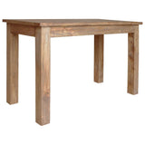 Dining Table Solid Mahogany Wood 120x60x77 cm 244496