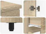 Bathroom Vanity Unit Sonoma Oak 60 x 35 x 80 cm Engineered Wood 889417