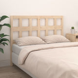 Bed Headboard 140.5x4x100 cm Solid Wood Pine 818915