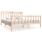 Bed Frame without Mattress Super King Solid Wood 3100973
