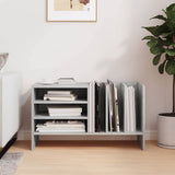 Record Cabinet Concrete Grey 78.5 x 35 x 45 cm Engineered Wood 891075