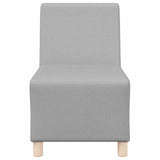 Modular Sofa Unit Armless 2 pcs Cloud Grey 55 x 74 x 82 cm 3399757