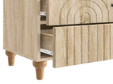 Bedside Cabinet Sonoma Oak 62 x 34.5 x 48 cm Engineered Wood 894087