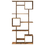 Book Cabinet Smoked Oak 92x29x188 cm Engineered Wood 3310320