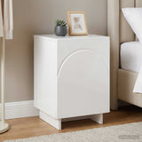 Bedside Cabinet High Gloss White 33.5 x 34.5 x 50 cm 8011413