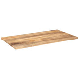Table Top 110x50x2.5 cm Rectangular Solid Wood Mango 371462
