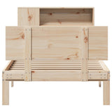 Bookcase Bed without Mattress 100x200cm Solid Wood Pine 3322648