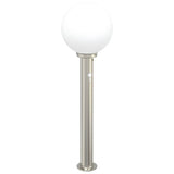 Bollard Light with Sensor 80 cm Stainless Steel IP44 4006099