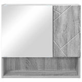 Mirror Cabinet Grey Sonoma 59 x 17 x 55 cm Engineered Wood 883370