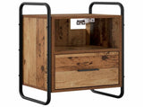 Hanging Bedside Cabinet 2 pcs Old Wood 40 x 30 x 60 cm 8013575