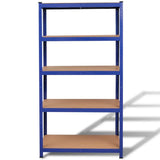 Storage Shelf Garage Storage Organizer Blue 141126