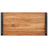 Bathroom Shelf for Brown 100 x 50 x 23 cm Solid Acacia Wood 4102761