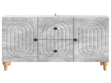 TV Cabinet Concrete Grey 89 x 34.5 x 60 cm Engineered Wood 894198
