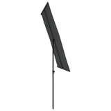 Garden Parasol with Aluminium Pole 2x1.5 m Anthracite 47338