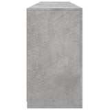 Sideboard with LED Lights Concrete Grey 162x37x67 cm 3209033