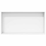 Shower Niche Matt White 62x32x9 cm Stainless Steel 4005131