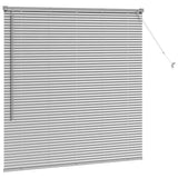 Window Blind with Curtains Manual Silver Aluminium 42005902