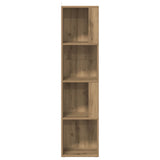 Corner Cabinet Artisan Oak 33x33x132 cm Engineered Wood 856723