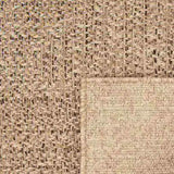 Rug ZIZUR 120x120 cm Jute Look Indoor and Outdoor 4006154