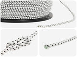 Bungee Cords 4 mm Black and White PP and Rubber 42047641