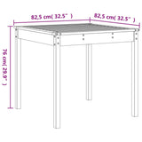 3 Piece Garden Bistro Set Grey Solid Wood Pine 3157705