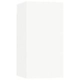 8 Piece TV Cabinet Set White Engineered Wood 3078668