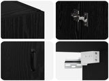 Wall-Mounted Cabinet 2 pcs Black Oak 69.5 x 34 x 90 cm 3394553