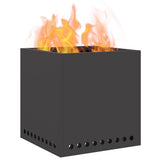 Smokeless Fire Pit Black 48 x 48 x 50 cm Steel 858986