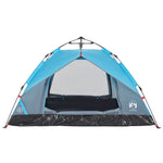 Camping Tent Dome 3-Person Blue Quick Release 4004194
