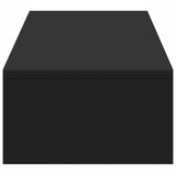 Monitor Stand with Drawers Black 100x27x15 cm Engineered Wood 854671