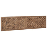 Bed Headboard Natural Solid Teak Wood 42024570