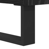 Sideboard Black Oak 69.5 x 34 x 90 cm Engineered Wood and Iron 881524