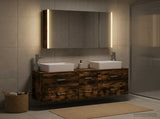 Bathroom Furniture Set 4 pcs Smoked Oak 3406867