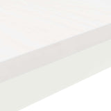 Coffee Table White 100 x 50 x 45 cm Solid Pine Wood 892766
