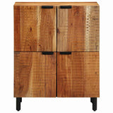 Sideboard with Door Natural 60 x 33.5 x 75 cm Solid Acacia Wood 4017782