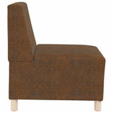 Modular Sofa Unit Armless Brown 55 x 74 x 82 cm 4108508