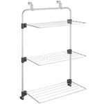 ZNTS Metaltex Hanging Drying Rack Gale 11 m Silver 430393