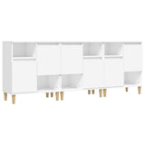 Sideboards 3 pcs White 60x35x70 cm Engineered Wood 3185735