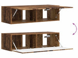 TV Cabinet Set Wall-mounted 3 pcs Old Wood Engineered Wood 3409022