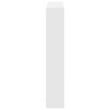 Wall Cube Shelf 7 Compartments White Engineered Wood 860022