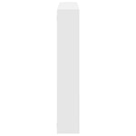 ZNTS Wall Cube Shelf 7 Compartments White Engineered Wood 860022