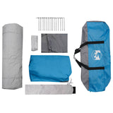 Instant Tent Blue 10-Person 185T Polyester with PU Coating 42017488