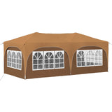 Pop-up Party Tent 575 x 288 x 245 cm Beige Oxford Fabric 42019903