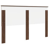Headboard with Headboard Brown Oak 160 cm Engineered wood 887744