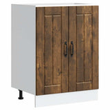 Sink Base Cabinet Lucca Smoked Oak Engineered Wood 853682
