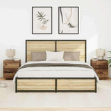 Bedside Cabinet 2 pcs Old Wood 45 x 40 x 55 cm Engineered Wood 863058