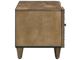 TV Cabinet with Door Brown 105 x 33.5 x 46 cm Solid Mango Wood 4018346