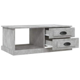Coffee Table Concrete Grey 90x50x35 cm Engineered Wood 816244