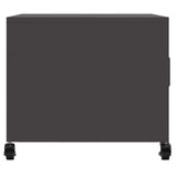 Coffee Table Black 68x50x43.5 cm Steel 846686